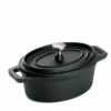 Oval cast iron casseroles