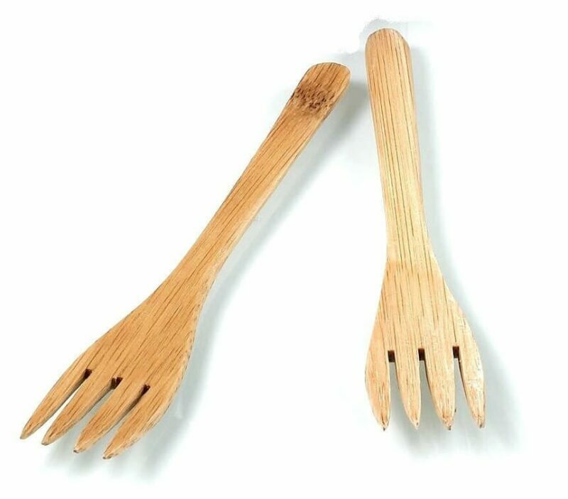 Fourchettes en bambou