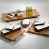 Bamboo sushi trays