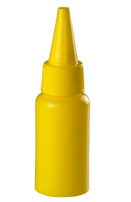 Yellow bottles for sauces T5009.I