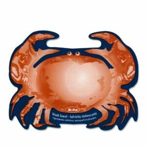 Lingettes-humides-pour-mains-en forme de crabe-T6309.T