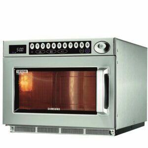 Microwave ovens with double magnetron and electronic control