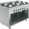Built-in gas stove with 6 burners