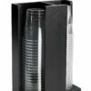 Black bamboo stands for drink containers