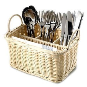 Baskets and stands for cutlery