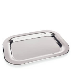 Stainless steel serving trays