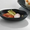 Stone-shaped melamine bowls T8221