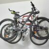 Zusammenklappbarer Träger für 3 Fahrräder