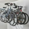 Zusammenklappbarer Träger für 4 Fahrräder