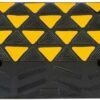Rubber ramps for entering curbs