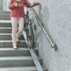 Pistes pour vélos pour accéder aux escaliers