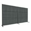 Anthracite-colored frames with 2m anthracite-colored perforated walls