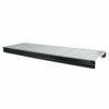 Rack shelves with galvanized steel covers