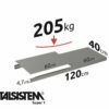 METALSISTEM galvanized steel rack Super1 shelves 1200x400mm