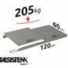 METALSISTEM galvanized steel rack Super1 shelves 1200x600mm