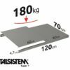 METALSISTEM galvanized steel rack Super1 shelves 1200x700mm
