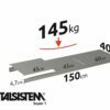 METALSISTEM galvanized steel rack Super1 shelves 1500x400mm