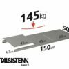 METALSISTEM galvanized steel rack Super1 shelves 1500x500mm