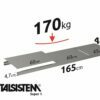 METALSISTEM galvanized steel rack Super1 shelves 1650x400mm