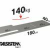 METALSISTEM galvanized steel rack Super1 shelves 1800x400mm