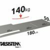 METALSISTEM galvanized steel rack Super1 shelves 1800x500mm