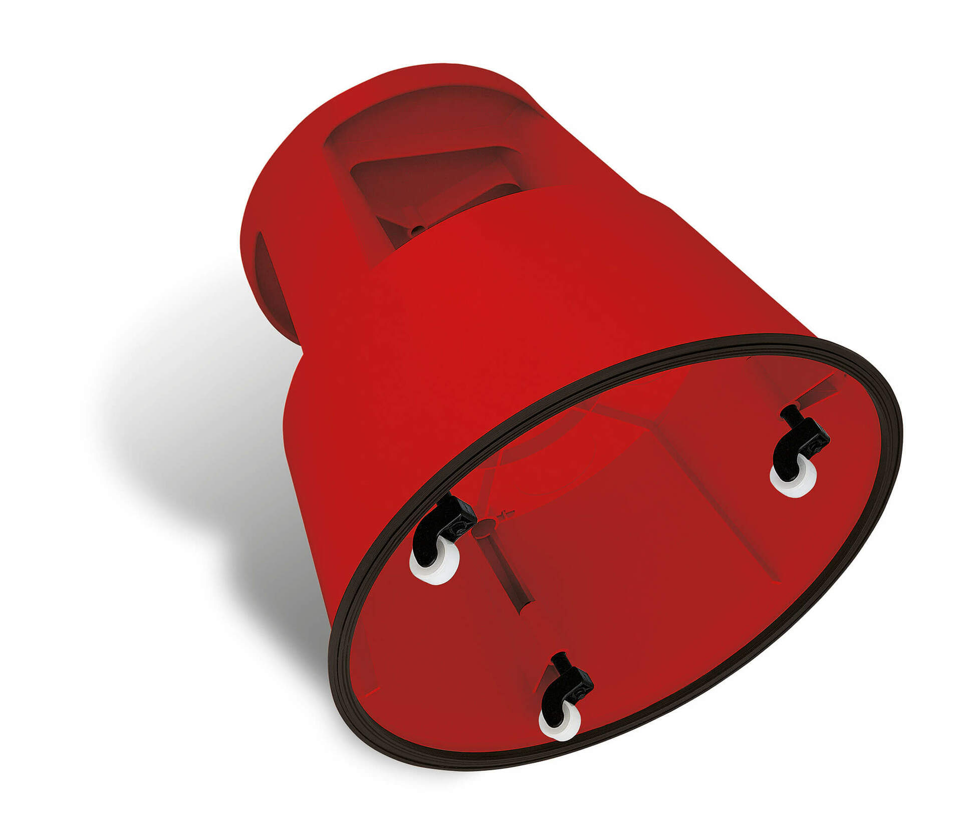 Rote WEDO-Schiebeplattform aus Kunststoff