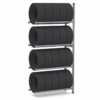 Module rack enfichable de 120 cm de large pour pneus