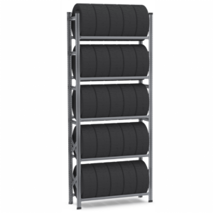 Five-shelf racks for tires
