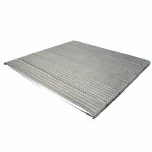 45cm wide galvanized steel shelf covers