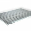 Galvanized steel shelf covers