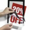 Black RAL9004 self-adhesive double-sided DURAFRAME frames A5