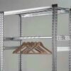 Metalsistem racks with hangers for clothes
