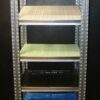 Perforated plastic shelf covers