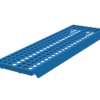 Perforated plastic cover, blue