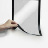 A4 magnetic frames with black RAL9004 edges