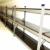 Racks covered with MDP panels