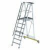 7-step folding ladder with landing