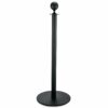 Black fence posts with circular tip 2224001