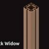 154 Black Widow kapuuts, vasest raam
