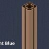 156 Night blue hood, Copper frame