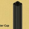 Hotte 158 Butter Cup, cadre Noir RAL9005