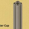 158 Kaptur Butter Cup, ramka w kolorze szarym RAL9007