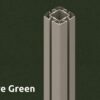 Capot 162 vert Olver, cadre gris RAL9007