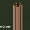 162 Kaptur w kolorze zielonym Olver, ramka miedziana