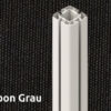 Капот 166 Carbon grau, білий каркас RAL9016