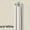 167 Natural White hood, White RAL9016 frame