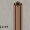 168 Capot gris plomb, cadre couleur cuivre