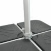 Cross umbrella stand with pads