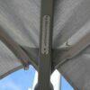Sun umbrellas PROSTOR P6 with 3x3m, Lead Gray 168 color hoods