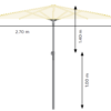 Drawing of parasols P50